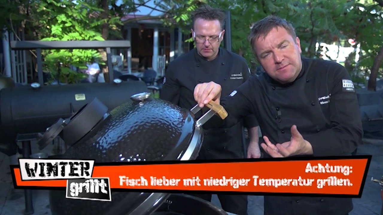 Winter grillt - gefüllte Regenbogenforelle -  Folge 21