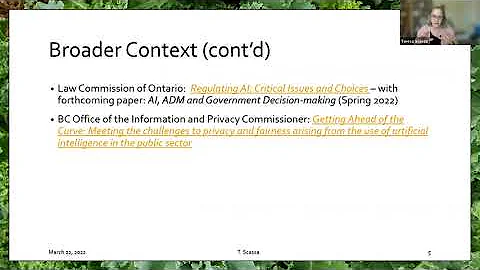 Professor Teresa Scassa: Administrative Law and th...