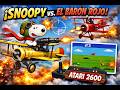 🔥 ¡SNOOPY SE VUELVE PILOTO DE GUERRA! 🚀 Gameplay  de Snoopy and the Red Baron Atari 2600 🕹️