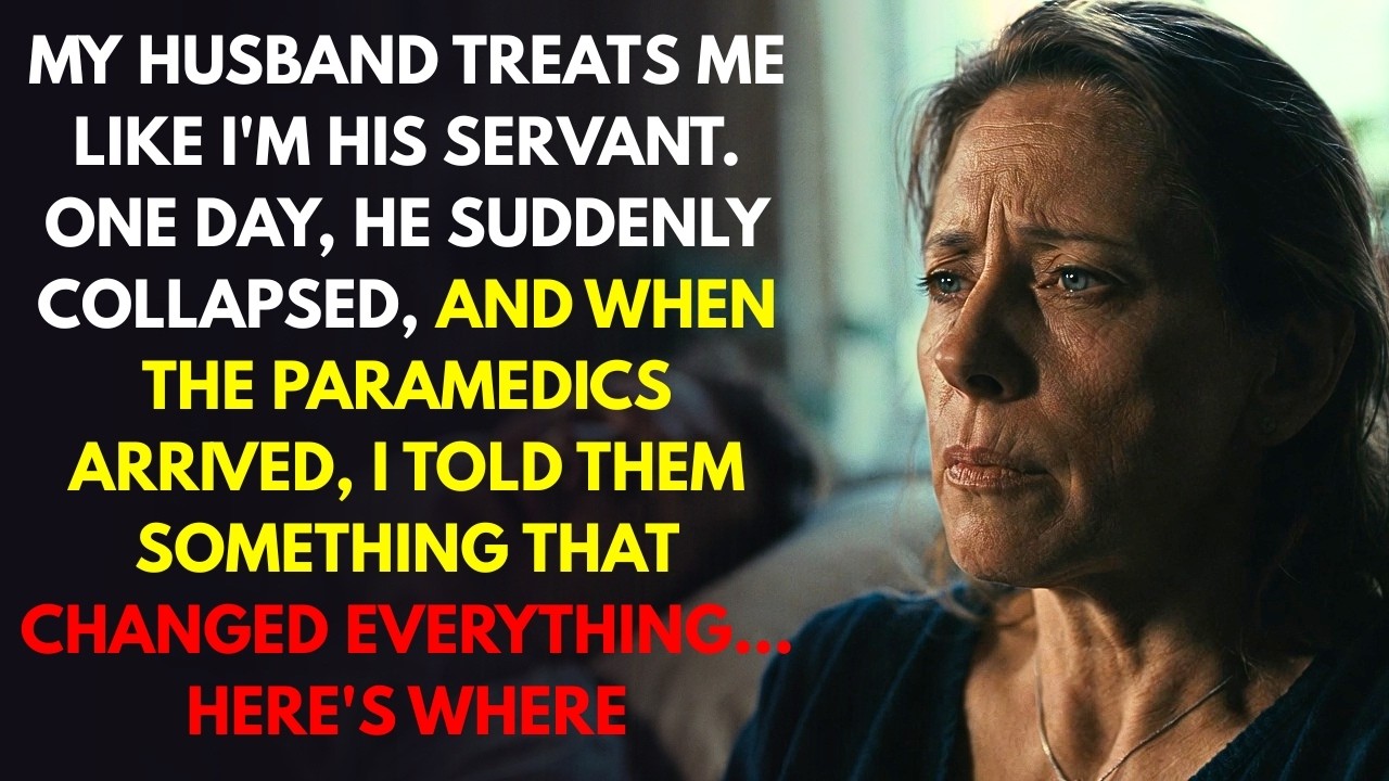 My Husband Treated Me Like a Servant — When He Collapsed, One Sentence Changed Everything