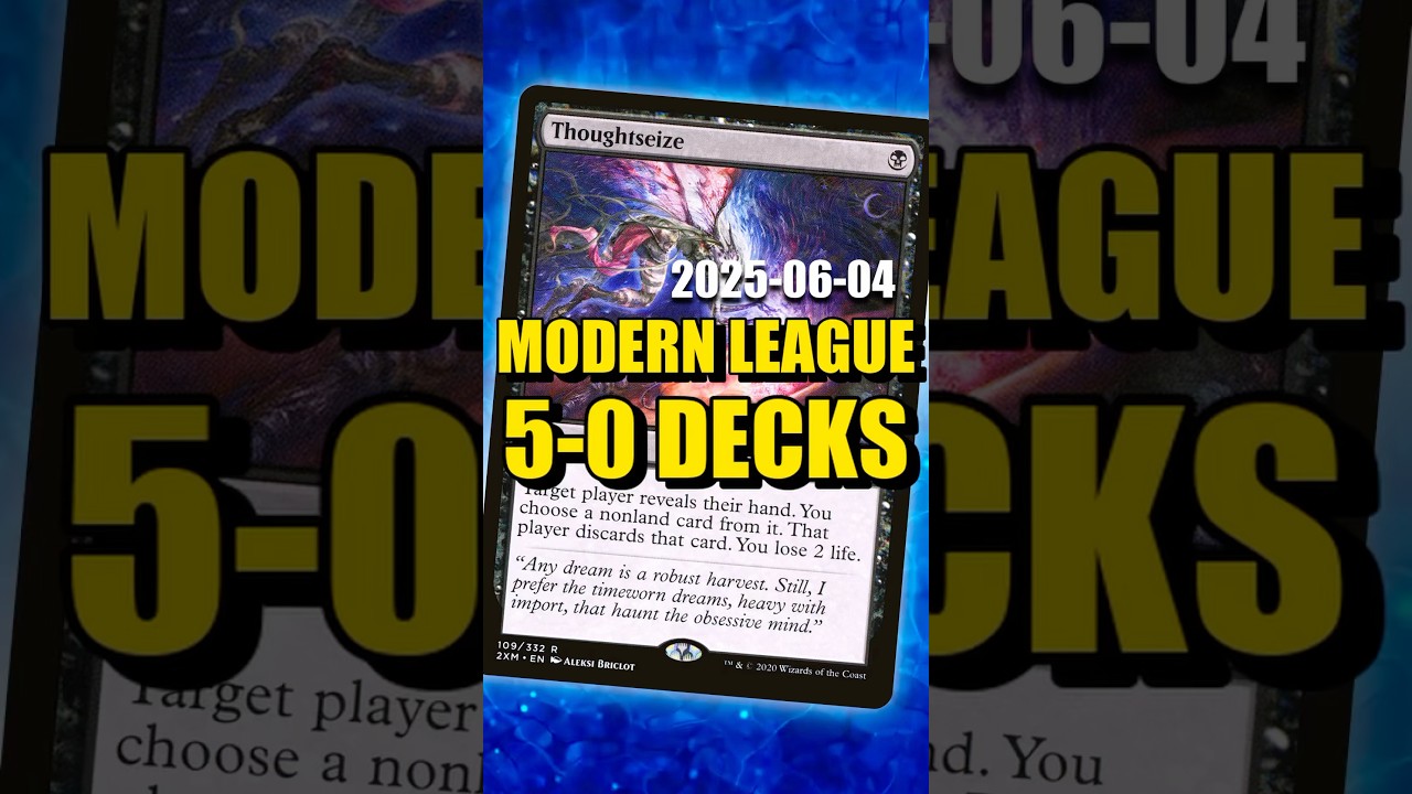 UNDEFEATED MTG Modern League Decklists (2025-06-06) 
