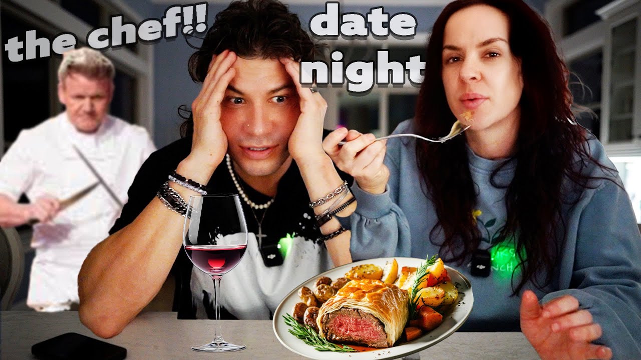 We try every Gordon Ramsay frozen food!! Date night at home!! - YouTube
