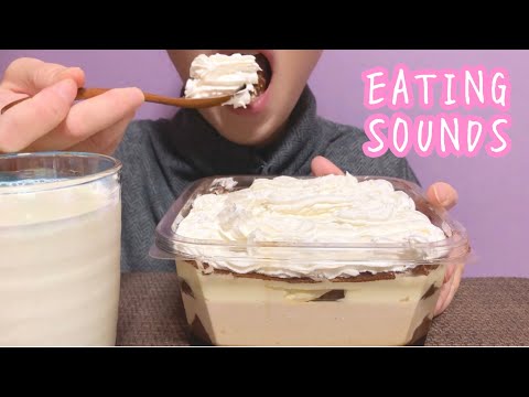 《Eating sounds》ティラミス、ホイップクリーム乗せ!