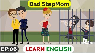 Full ❤️Bad StepMom Part 6 | Animated stories | English Story | English Conversation | Window English Update