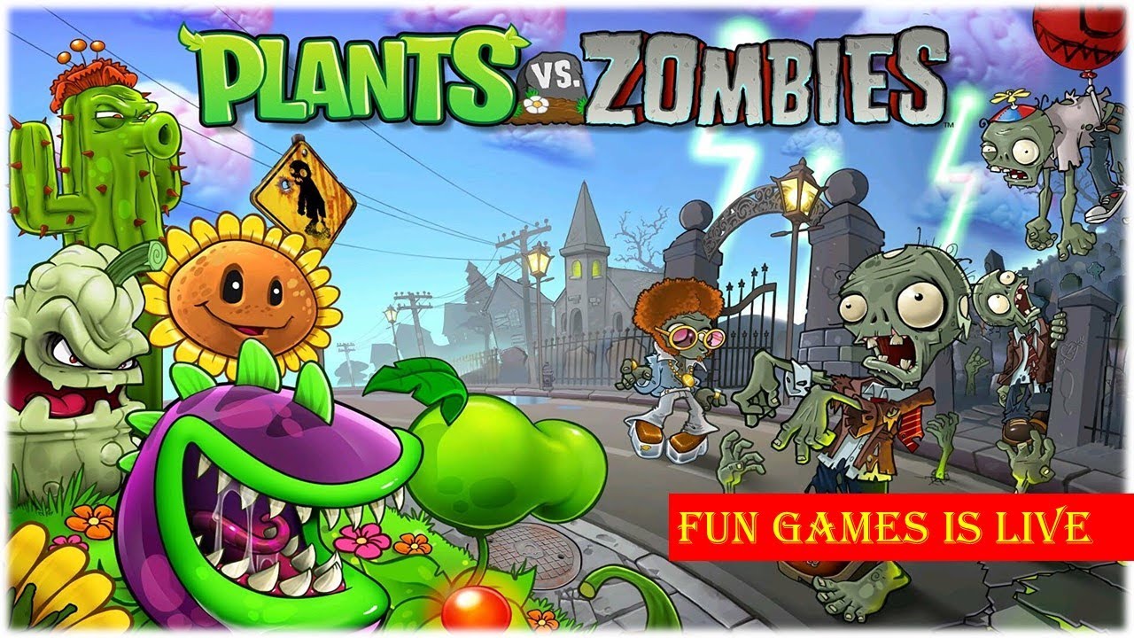 Plants vs Zombies l Fun Games Live Stream | Let's Hit 5K SUBS