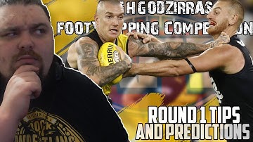 AFL 2021 ROUND 1 TIPS/PREDICTIONS | ARGHGODZIRRA