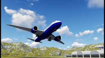 Airplane Takeoff Animation