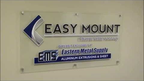 How to service EasyMount Channel Letter Raceway (patented)