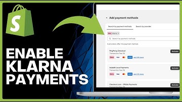 How To Enable KLARNA Payments On SHOPIFY 2025