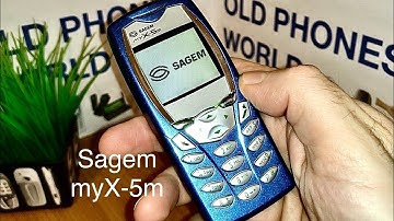 Sagem myX-5m - by Old Phones World
