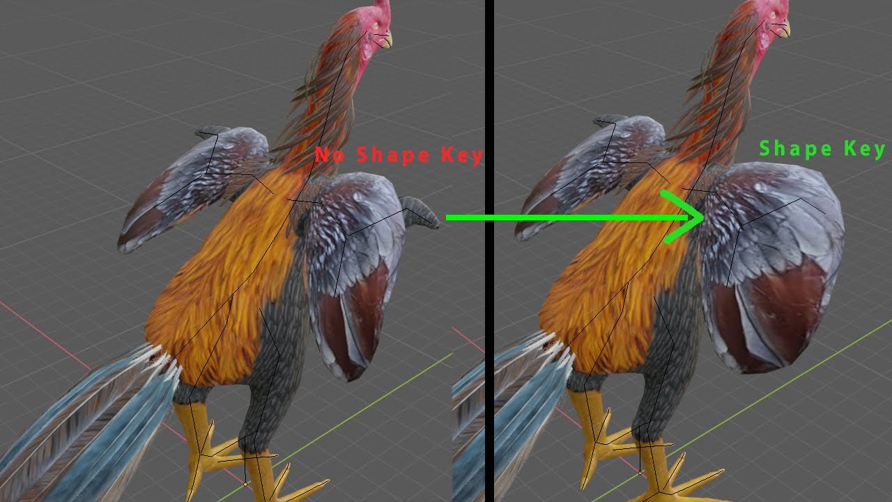 Blender 2.8 - Shape Key Based on Animation / Tutorial - YouTube