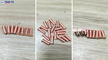 Đinh Hàn Đồng M5, M6 Chất Lượng, Giá Tốt – Bu Lông Hàn Mạ Đồng | Bu Lông Ốc Vít Nam An