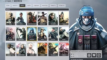 Dirty Bomb Mercs ( phrases and stats )