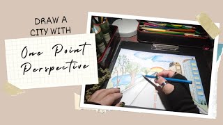 One Point Perspective for Beginner | Art Lesson | Online Class 2021 Part 1