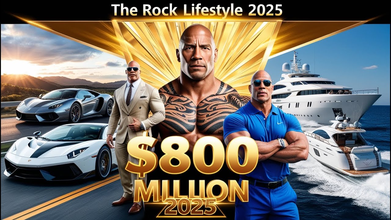 Dwayne Johnson (The Rock)’s Lavish Lifestyle in 2025 Cars, Houses, and Money