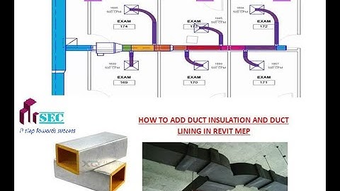 HOW TO ADD DUCT THERMAL INSULATION AND DUCT LINING IN REVIT MEP II COMPLETE DETAIL II