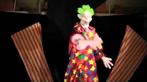 Fearscapestudios.com FCCF303 CLOWN CURTAIN FLAILER HALLOWEEN PROPS