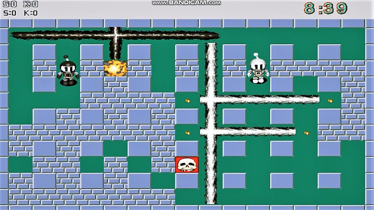 Atomic Bomberman | Nintendo Old Game | 1 vs 1 Basic Level