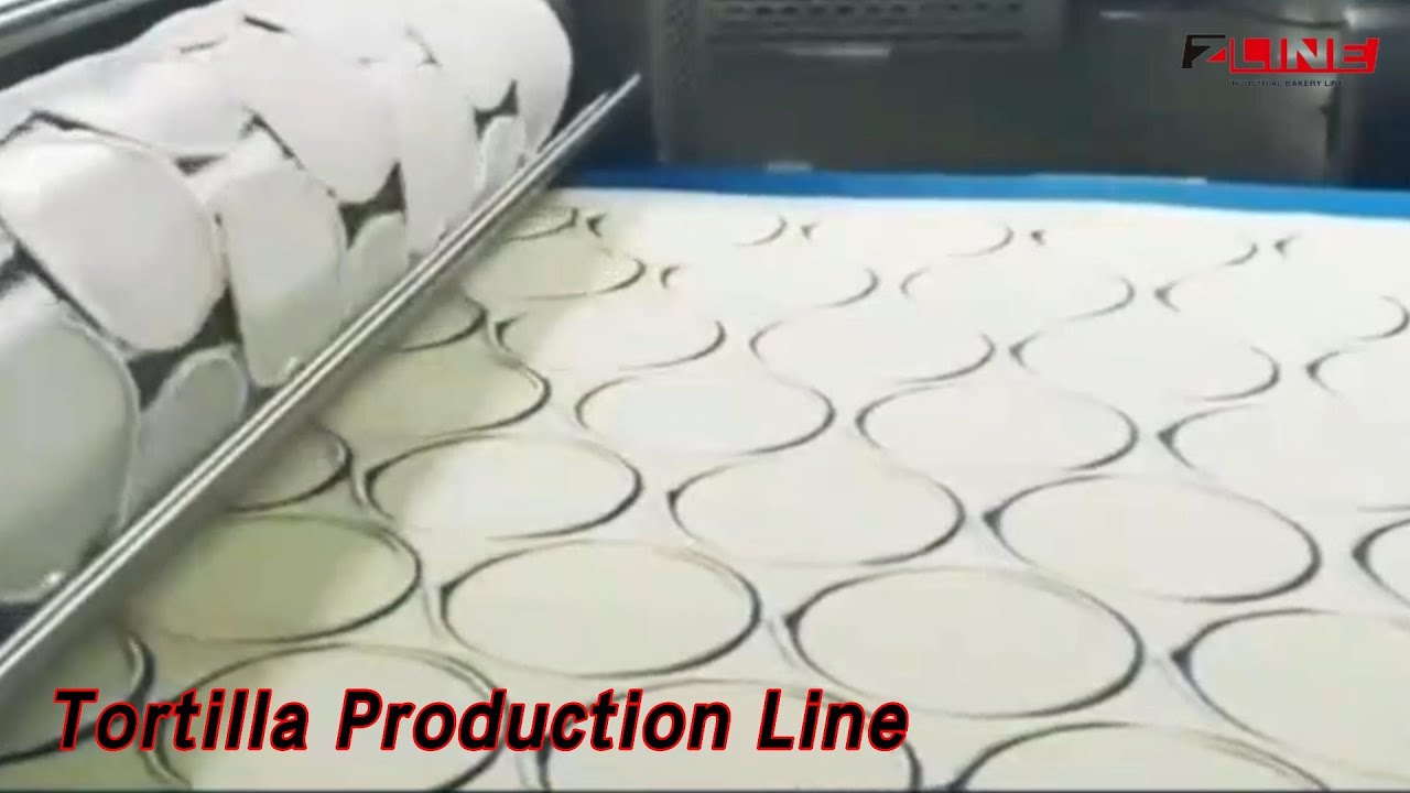 Automatic Tortilla Production Line 45Kw High Capacity For Pita / Flatbread