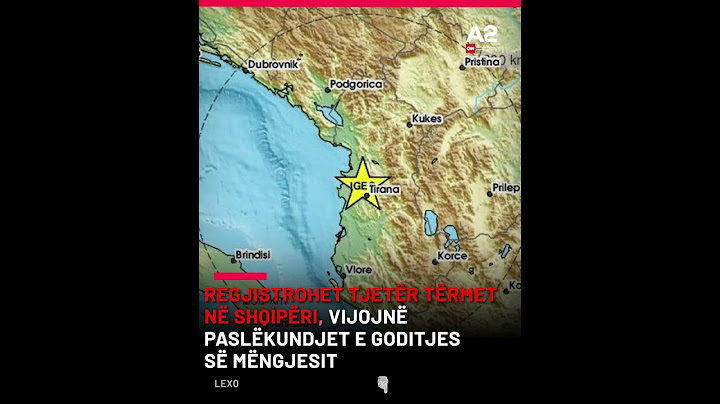 Regjistrohet tjetër tërmet në Shqipëri, vijojnë paslëkundjet e goditjes së mëngjesit