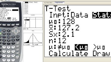 AP Statistics 9.3 Extra Example - Testing a Claim Using Calculator T Test