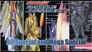 Gundam Battle Assault - All Special & Mega Special