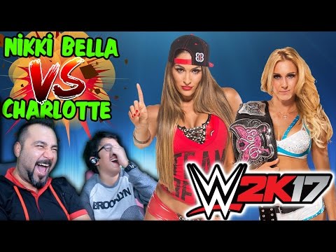 KADINLAR DÖVÜŞÜYOR! | WWE 2K17 İKİ KİŞİ OYNADIK!