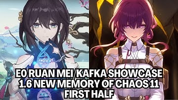 E0 Ruan Mei/Kafka Solo DoT Synergy! | NEW 1.6 Memory of Chaos 11 First Half | Honkai Star Rail