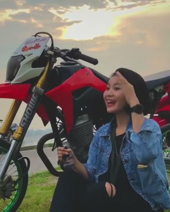 SUPERMOTO MODIFIKASI CEWE SANTUY‼️ | SUPERMOTO CRF 150