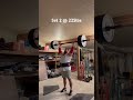 Axle-bar clean and press 225lbs #weightlifting #strongman #lifting #shorts #shortsfeed #press