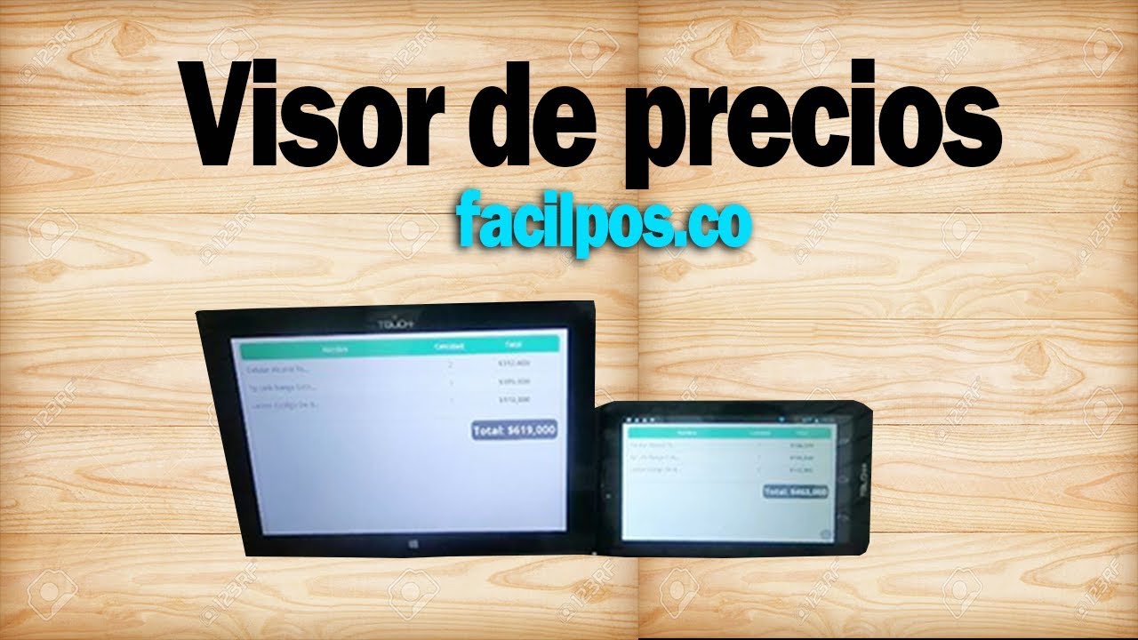 Visor de precios pos, Pole Display | Software pos - YouTube