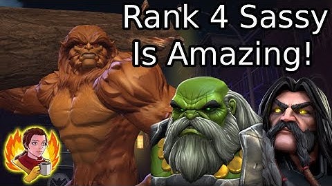 The Biggest Health Pool In The Game! 7 Star Rank 4 Sasquatch! | Marvel Contest Of Champions