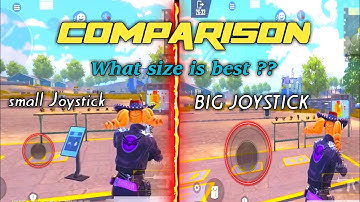 BEST JOYSTICK SIZE FOR FAST JIGGLE MOVEMENT IN PUBG AND BGMI