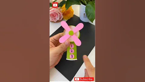 Beat the Heat with This Mini Fan! 🔥 Easy Paper Craft for Kids