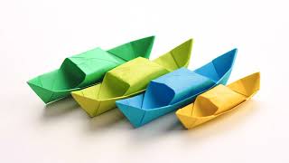 Origami Boat - How To Make Paper Boat - Paper Boat Folding - DIY