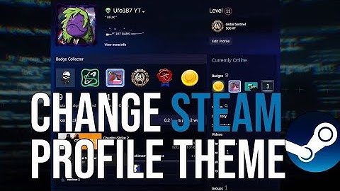 🔧 HOW TO CUSTOMIZE STEAM PROFILE THEME COLOR AND PROFILE BACKGROUND