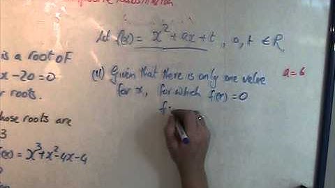 Irish maths LOM S02 E05 Functions ; substitution