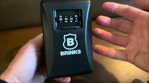 How to Reset Brinks Lockbox Code