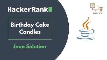 Birthday Cake Candles | HackerRank | Java Solution #hackerrank #datastructures #python #java #dsa