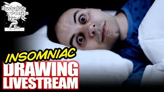 INSOMNIAC DRAWING STREAM!!! (Mostly Silent)