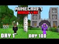 I spent 100 days in Minecraft hardcore and this is what happened...