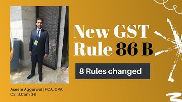 Rules changed in GST | GST new Changes NN 94/2020