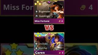 ⭐⭐⭐  GAREN VS MF | UNKILLABLE GAREN | TFT #tft