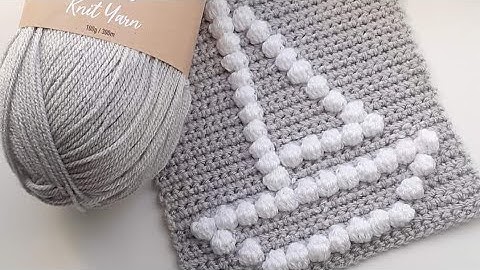 #easycrochet #follow #supereasy fast #bobblestitch #how to color change bobbles #crochetsquare