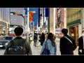 【4K】Tokyo Evening Walk - Ginza (Mar.2021)