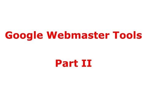 What is Google Webmaster Tools | How to crawl in Google | Submit url to search engine