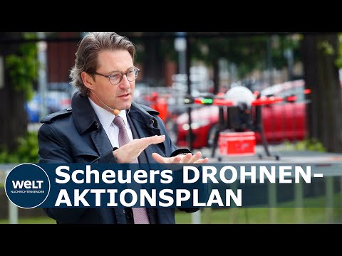 LUFTFAHRT DER ZUKUNFT: Das hat Andreas Scheuer mit Drohnen vor