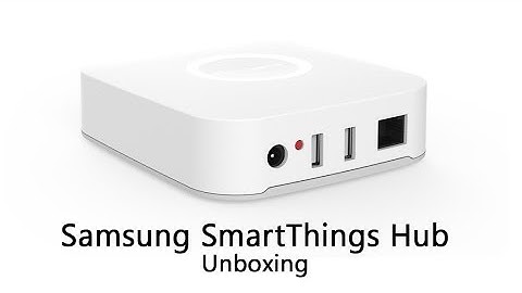 Samsung SmartThings Hub Unboxing