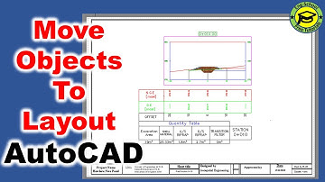 How to Move Object From Model to Layout in AutoCAD