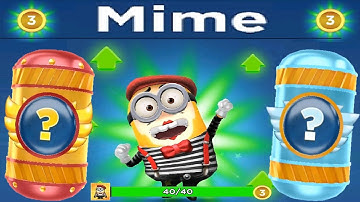 Minion Rush MIME Level Up Costume fullscreen gameplay walkthrough ios / android